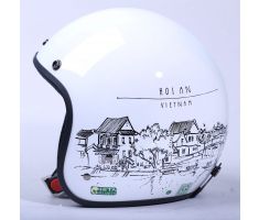 Trắng sơn bóng, tem Hội An